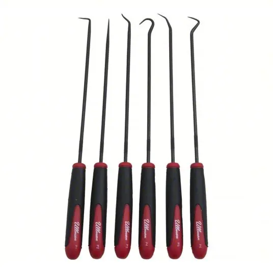 Ullman CHP6-LP Hook/Pick Set Steel, Angle/Hook/Multi-Angle/Straight