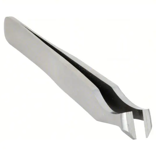 Erem 15AGW Precision Tweezers Carbon Steel, Point, 9.5 mm Tip Thick