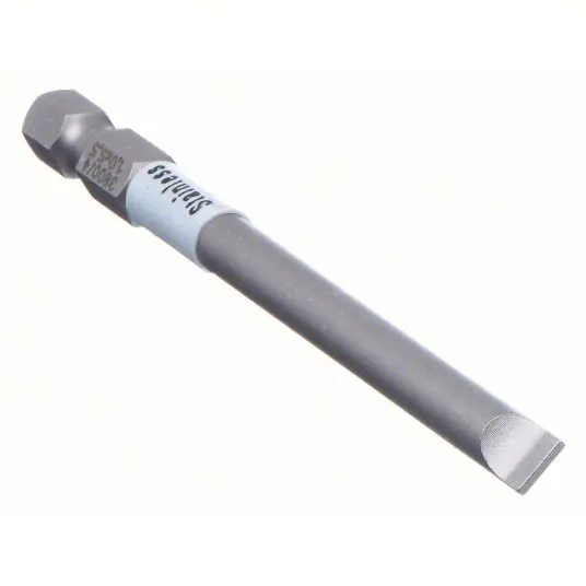 Wera 05071080001 Power Bit 3 1/2 in Overall Bit Lg, 1/4 in Hex Shank Size, Hex Shank, Stainless Steel