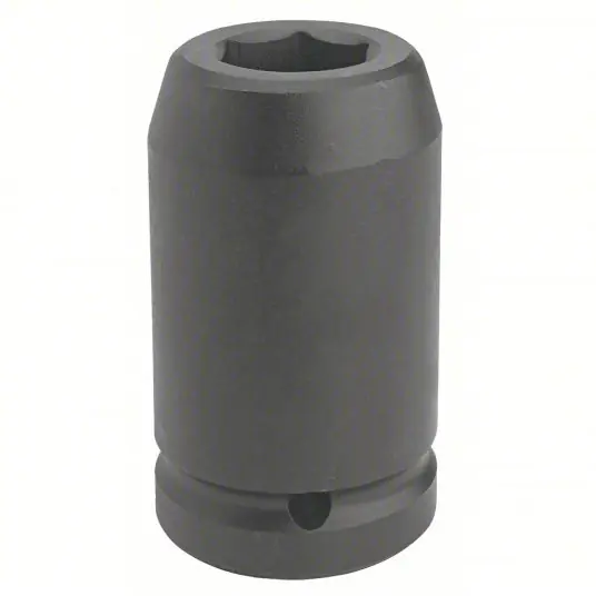 Proto J10050L Impact Socket 1 in Drive Size, 3 1/8 in Socket Size, 6-Point, Deep, Black Oxide