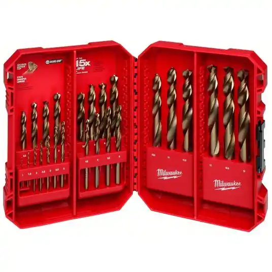 Milwaukee 48-89-2531 Drill Bit Set 1 mm Smallest Drill Bit Size, 13 mm Largest Drill Bit Size, 25 Drill Bits