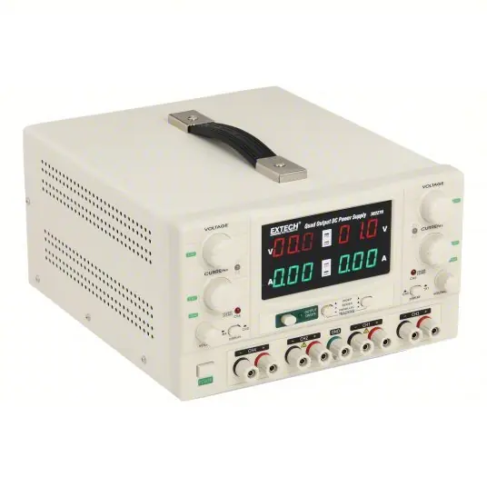 Extech 382270 Quad Output DC Power Supply 5 A Current Output 1 - Max, 5 A Current Output 2 - Max