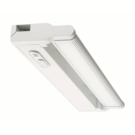 Juno Lighting UPLD 14IN SWW4 90CRI WH LED Undercabinet Fixture, 14 in Overall Lg, Plug In or Direct-Wire, 3000K/3500K/4000K
