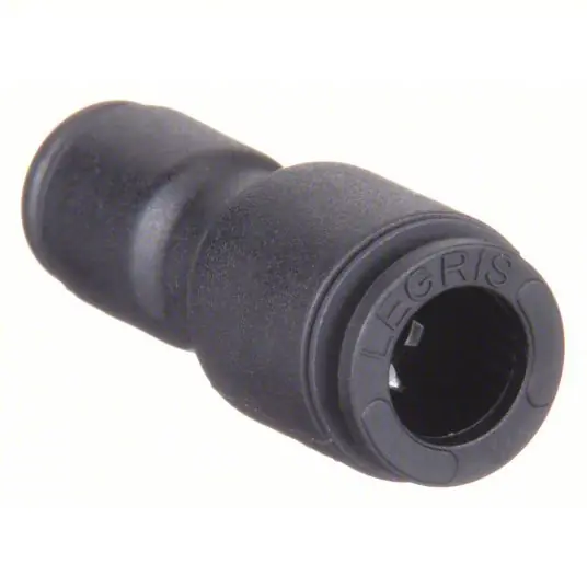 Legris 3106 04 56 Unequal Union Nylon, Push-to-Connect x Push-to-Connect, For 5/32 in x 1/4 in Tube OD, Black, 10 PK