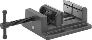 McMaster 52855A25 Drill-Press Vise Fixed Base, 8" Wide x 2" High Jaws
