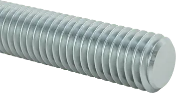 McMaster 99067A251 Medium-Strength Threaded Rod Class 8.8 Zinc-Plated Steel, M10 x 1.5 mm Thread, 1 M Long