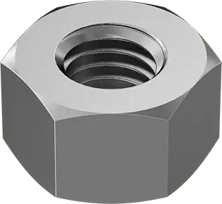 McMaster 90725A720 Zinc-Plated Steel High Hex Nut Class 8, M10 x 1.5 mm Thread PK25