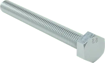 McMaster 91280A349 Medium-Strength Class 8.8 Steel Hex Head Screw Zinc-Plated, M6 x 1 mm Thread, 60 mm Long, Fully Threaded PK50