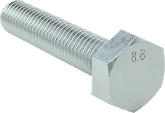 McMaster 91280A012 Medium-Strength Class 8.8 Steel Hex Head Screw PK5