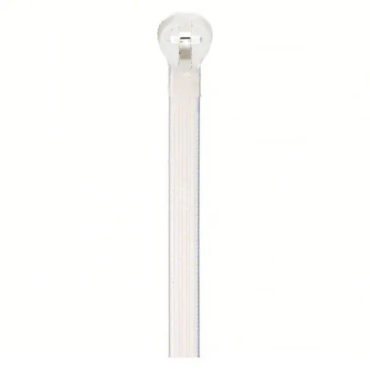 Ty-Rap TY525M Cable Tie 7 1/2 in Nominal Lg, 1 3/4 in Nominal Max. Bundle Dia., 0.18 in Wd, Std, 100 PK