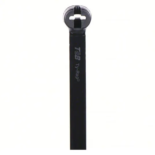 TY-Rap TY527MX Cable Tie 13 1/2 in Nominal Lg, 4 in Nominal Max. Bundle Dia., 0.27 in Wd, Black, 50 PK