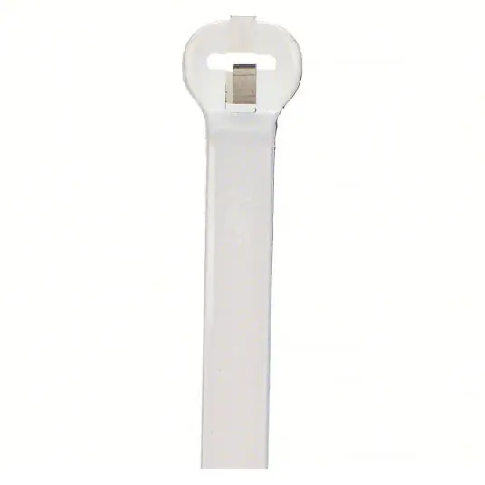 TY-Rap TY527M Cable Tie 13 1/2 in Nominal Lg, 4 in Nominal Max. Bundle Dia., 0.27 in Wd, Natural, 50 PK