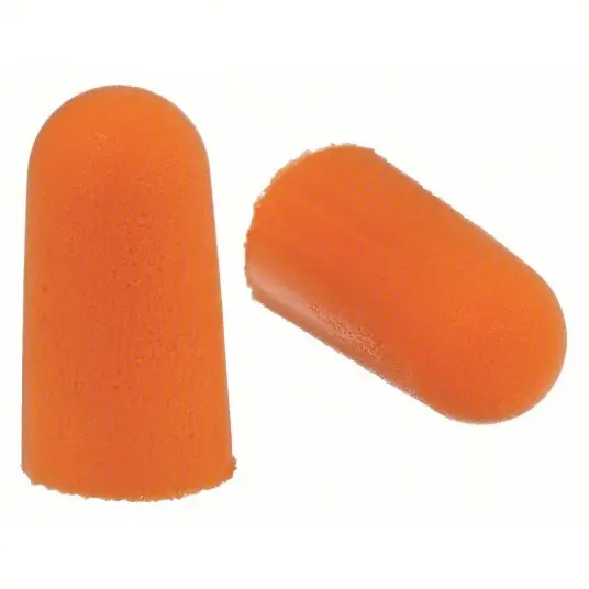 3M 29008 Ear Plugs Bullet, 29 dB NRR, Gen Purpose, Uncorded, Disposable, Roll-Down, Orange, 200 PK