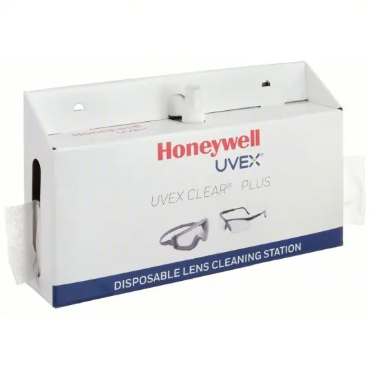 Honeywell Uvex S483 Disposable Lens Cleaning Station 1,500 Wipe Count, Loose, Dry, 6 in (W) x 5 in (L) Wipe Size