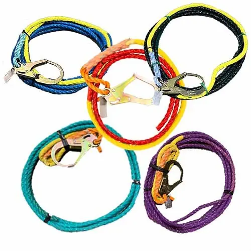 LHR TLD115 Tangle Free Taglines Orange 15 ft