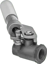 McMaster 45155K63 High-Pressure On/Off Valve with Spring-Close Lever Handle, Steel, 1/2 Pipe Size