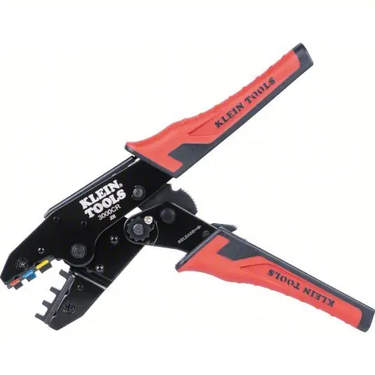 Klein 3000CRKIT Ratcheting Crimper Set, 10-22 AWG Terminals