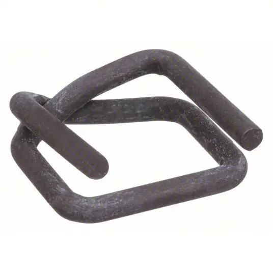KVM Tools KV2CXR1 Strapping Buckle Fits 3/4 in Strap Wd, 3/4 in Seal Inside Wd, Steel, Phosphated, 1,000 PK
