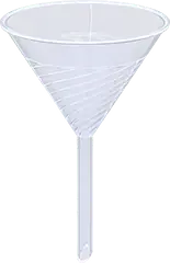McMaster 4005T6 20 FL oz Plastic Funnel with Quick-Drain Ridges