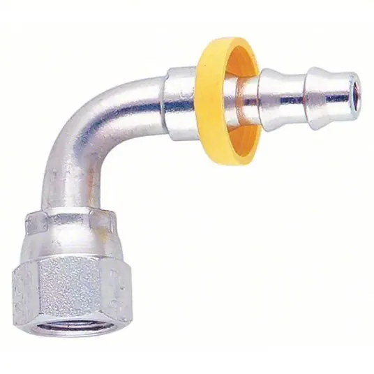 Parker 33982-4-4 Barbed Hydraulic Hose Fitting -4 For Hose Dash Size, For 1/4 in Hose I.D., JIC x Hose Barb