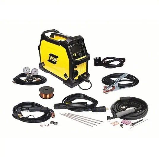 ESAB 0558102240 Multiprocess Welder Rebel EMP 215ic, DC, MIG/Stick/TIG Pack