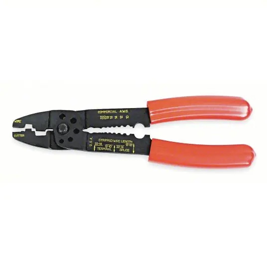 Proto J299 Wire Stripper Manual, 22 AWG to 10 AWG, 22 to 10 AWG, 8 1/2 in Overall Lg, Crimp/Screw Shear