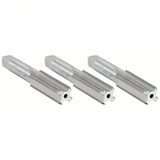 KVM Tools KV5PXK5 Tap Set 5/16"-18 Tap Thread Size, 1 1/8 in Thread Lg, 2 23/32 in Overall Lg, 3 PK