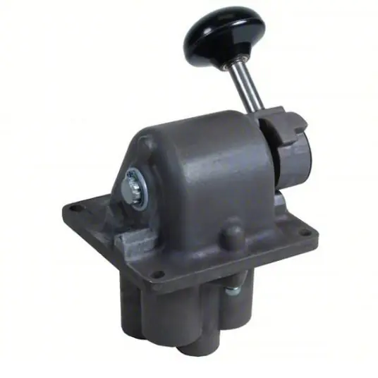 Aventics R431005003 Manual Air Control Valve Lever, Three-Way / Two-Position, Aluminum, Poppet, Detent, 1/4 in