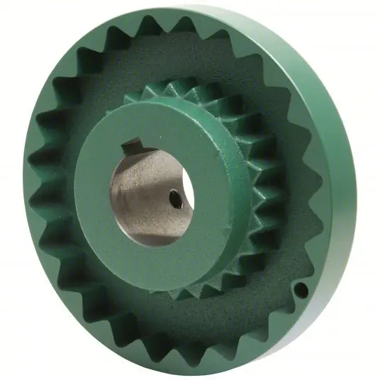 TB Wood‘s 9S218 Sleeve Coupling Flange 9 Coupling Size, 3,750 RPM Max Speed, 6 11/32 in Outside Dia, Inch