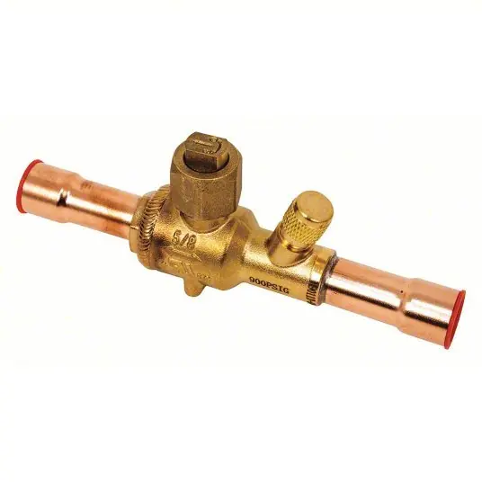 NDL NBV05-S Refrigerant Ball Valve 5/8 in Female Sweat, -40°F to 302°F, 900 psi, 0.6 in Port Size