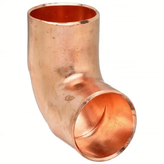 Nibco U607-1/4 Close Rough Elbow Wrot Copper, Cup x Cup, 1/4 in x 1/4 in Copper Tube Size