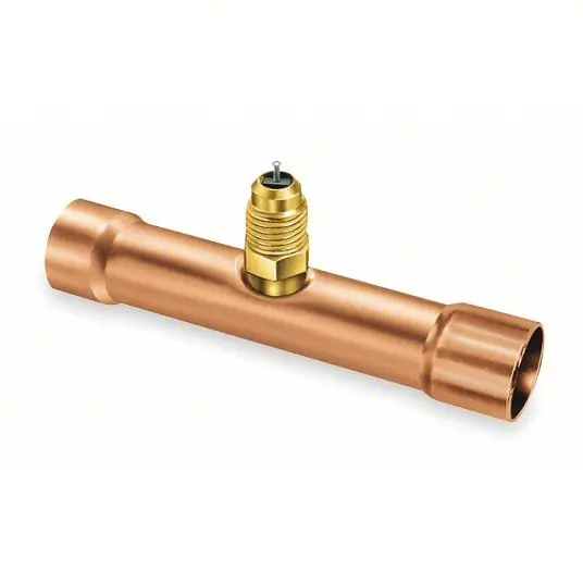 JB Industries A31336 Access Valve Tee Access 1/4 in Male SAE, Line 3/8 in Slip Fit, 3 in Lg, 3 PK