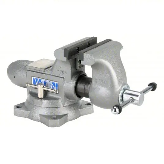 Wilton 1765 Combination Vise Heavy Duty, Enclosed, 6 1/2 in Jaw Face Wd, 6 in Max Jaw Opening, Serrated