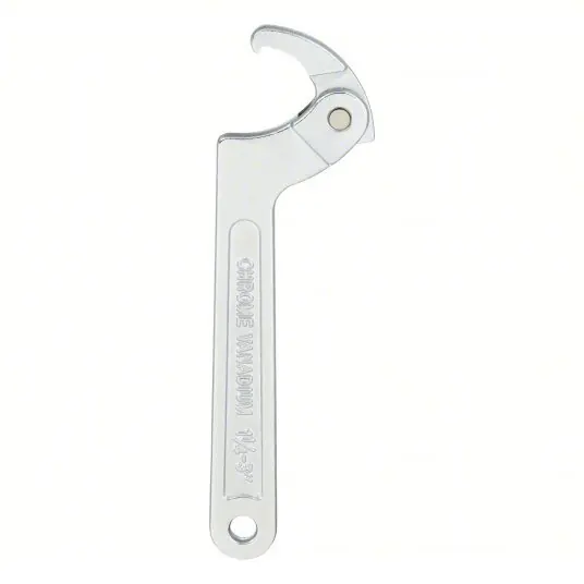 Proto JC472B Spanner Wrench 1 1/4 in to 3 in, 6 3/4 in Overall Lg, 19/64 in Hook Thick, 7/64 in Hook Dp
