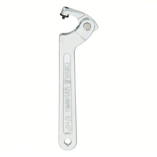 Proto JC491B Spanner Wrench 2 in, 1/8 in Pin Dia, 6 3/8 in Overall Lg, 1/8 in Pin Lg, 11/32 in Hook Thick