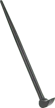 McMaster 5987A1 Pry Bar Gooseneck Wedge x Straight Point End, 16" Overall Length