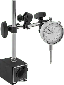 McMaster 20715A44 Economy Dial Plunger-Style Variance Indicator with Rigid-Arm Magnetic-Base Holder