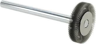 McMaster 4888A5 Steel Wheel Brush with Shank, 5/8" Diameter, 1/8" Thick