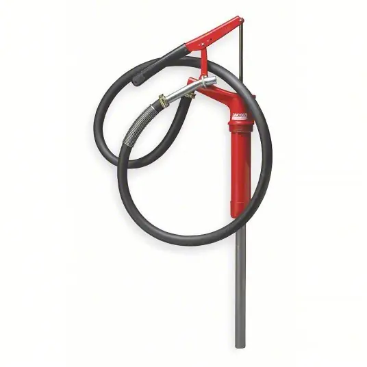 Lincoln 1335 Hand Operated Drum Pump Lever, 55 gal For Container Size, 8.5 oz per stroke Max. Flow Rate