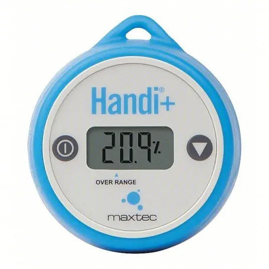 Maxtec R218P12 Oxygen Analyzer 99.9% Measurement % - Max, O2, 3 3/16 in D 2 7/16 in W 3 3/16 in H