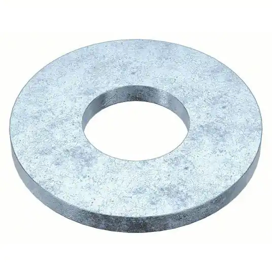 Fabory U38400.025.0003 Flat Washer For Screw Size 1/4 in, Steel, Not Graded, Zinc Plated, 0.281 in In Dia, 100 PK
