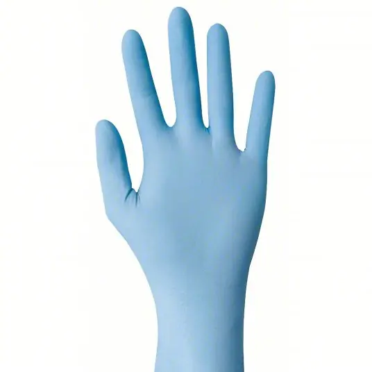 Showa 7500PFXL Nitrile, Disposable, Biodegradable Chemical-Resistant, XL (10), 4 mil, Powder-Free, 100 PK
