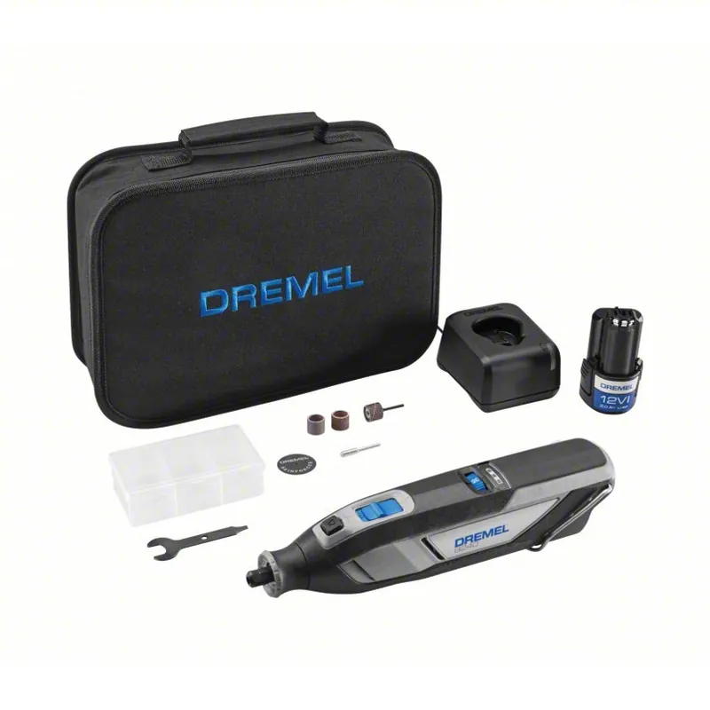 Dremel 8240-5 Cordless Rotary Tool 35,000 RPM Max. Speed, Variable Speed, 2.0 Ah, 12V DC