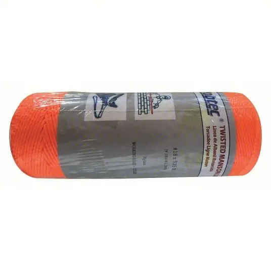 KVM Tools KV12U292 Twine Twisted, 27 lb Working Load Limit, Spool, 1/16 in Dia, 525 ft Overall Lg