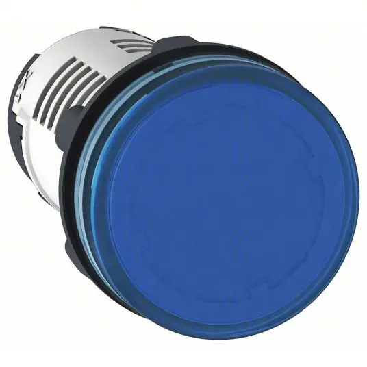 Schneider XB7EV06MP Pilot Light 22 mm Panel Mounting Hole Dia, LED, Blue, XB7 PK10