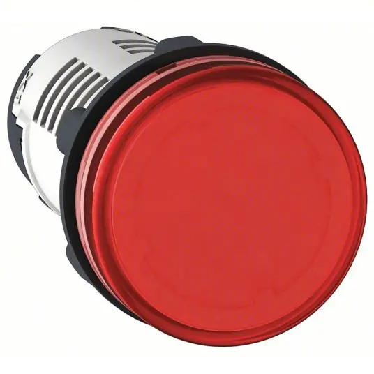 Schneider XB7EV04MP Pilot Light 22 mm Panel Mounting Hole Dia, LED, Red, XB7 PK10