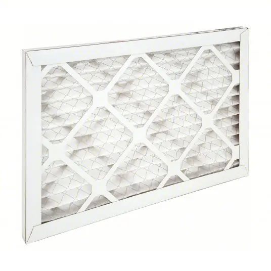 KVM Tools KV6C519 Pleated Air Filter 12x20x1, MERV 7, Std Capacity, Synthetic, Beverage Board