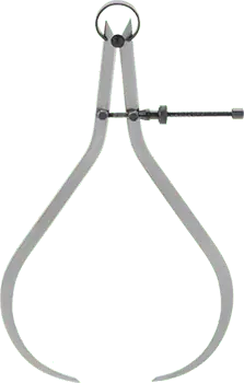 McMaster 2060A62 Fine-Adjust Layout Caliper, Outside, 10" Long Leg