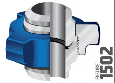 150540 Hammer Union, 5 In Fig 1502 BW