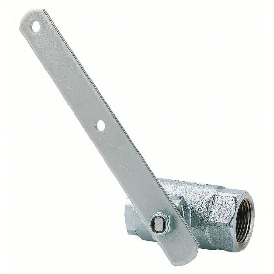 Haws SP260 Ball Valve, Compatible with Haws, Chrome Plated Brass/Stainless Steel, Silver, NPT